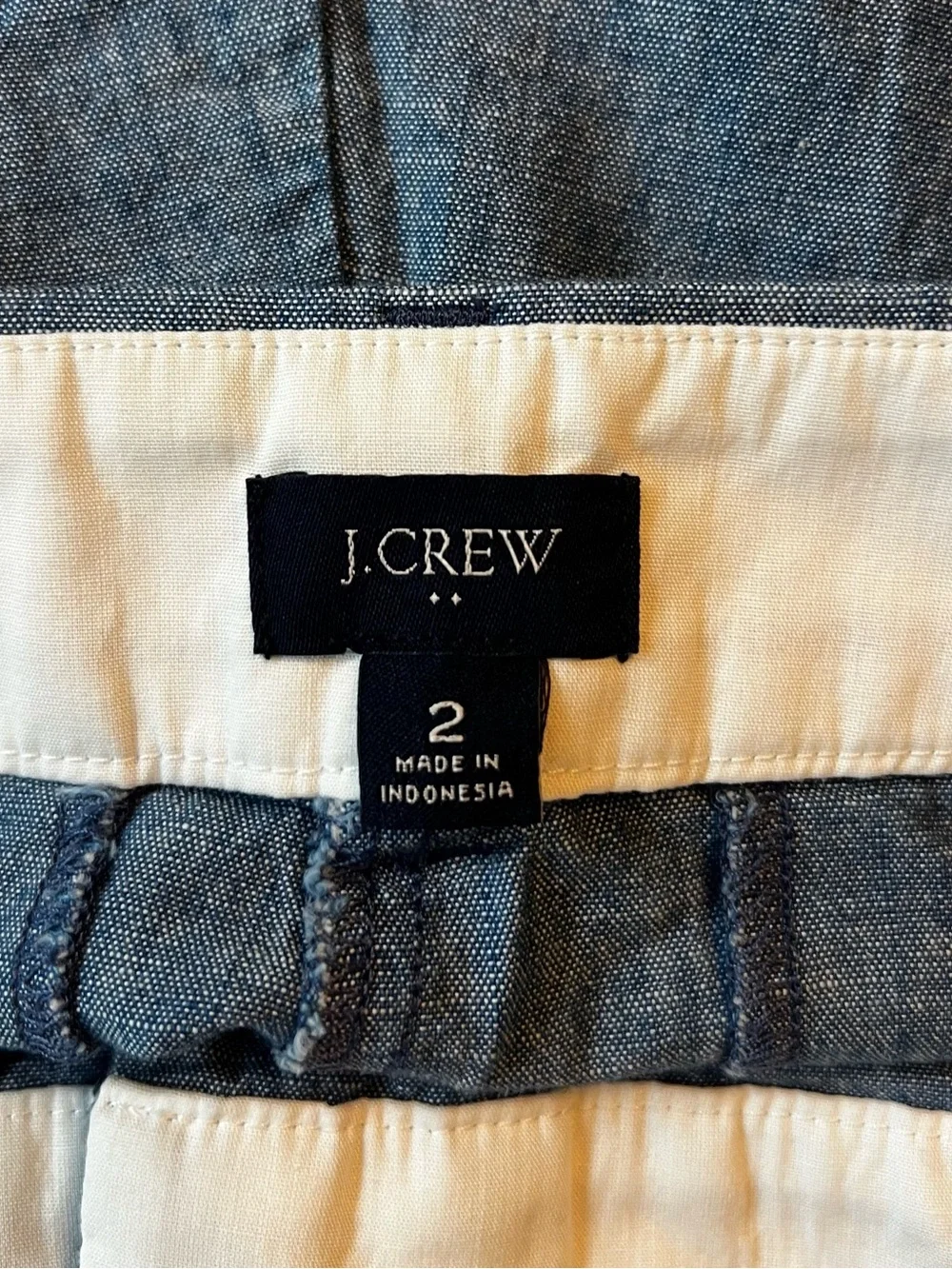 J. Crew Factory Women's Medium Chambray Shorts